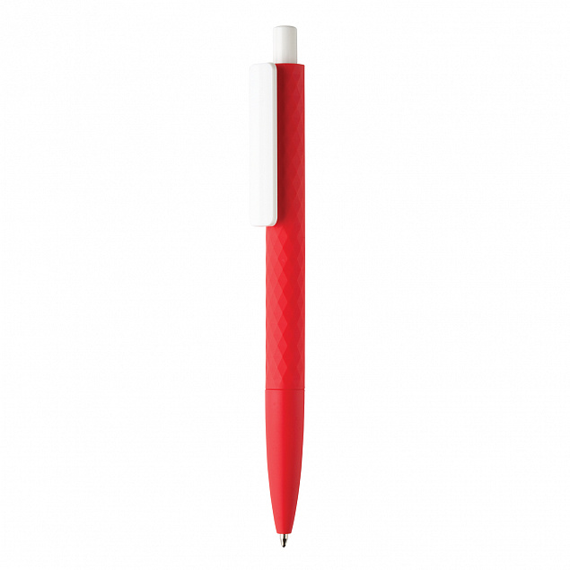 Ручка X3 Smooth Touch, красный с логотипом в Волгограде заказать по выгодной цене в кибермаркете AvroraStore