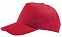 Бейсболка Buzz, красная с логотипом в Волгограде заказать по выгодной цене в кибермаркете AvroraStore