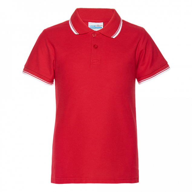 Рубашка поло Рубашка детская 04TJ Красный с логотипом в Волгограде заказать по выгодной цене в кибермаркете AvroraStore