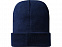 Hale, шапка из пряжи Polylana®, темно-синий с логотипом в Волгограде заказать по выгодной цене в кибермаркете AvroraStore