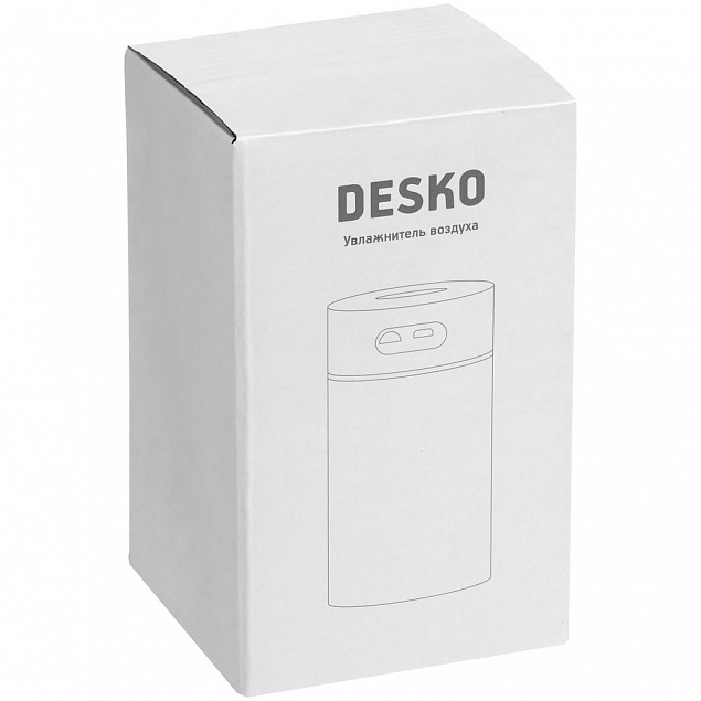 Настольный увлажнитель Desko, белый с логотипом в Волгограде заказать по выгодной цене в кибермаркете AvroraStore
