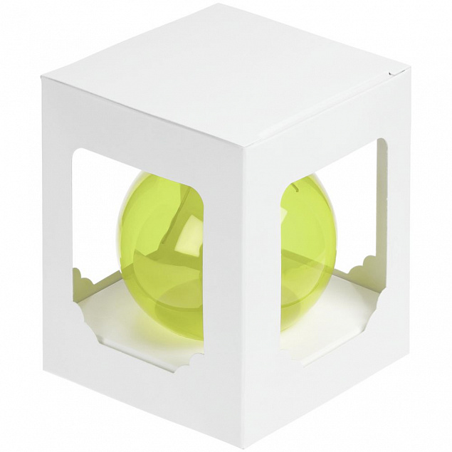 Елочный шар Gala Night в коробке, зеленый, 6 см с логотипом в Волгограде заказать по выгодной цене в кибермаркете AvroraStore