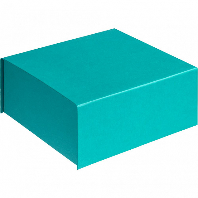 Коробка Pack In Style, бирюзовая с логотипом в Волгограде заказать по выгодной цене в кибермаркете AvroraStore