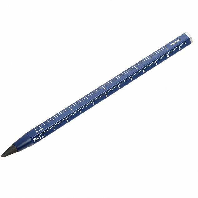 Вечный карандаш Construction Endless, темно-синий с логотипом в Волгограде заказать по выгодной цене в кибермаркете AvroraStore