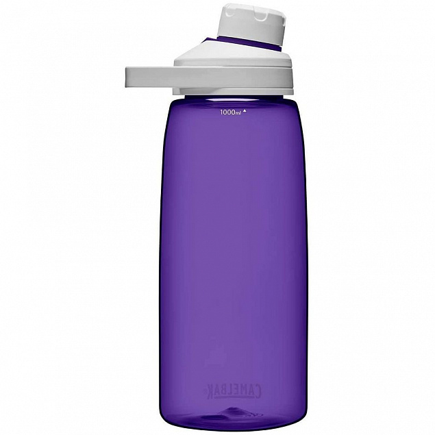 Спортивная бутылка Chute 1000, фиолетовая с логотипом в Волгограде заказать по выгодной цене в кибермаркете AvroraStore
