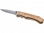 Dave карманный нож с зажимом для ремня, дерево с логотипом в Волгограде заказать по выгодной цене в кибермаркете AvroraStore