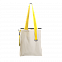 Шоппер Superbag (неокрашенный с желтым) с логотипом в Волгограде заказать по выгодной цене в кибермаркете AvroraStore