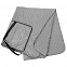 Плед для пикника Soft & Dry, серый с логотипом в Волгограде заказать по выгодной цене в кибермаркете AvroraStore