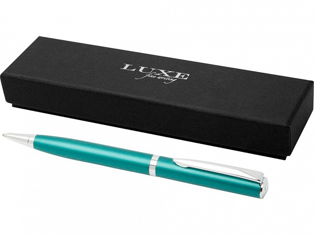 Шариковая ручка City Twilight, голубой с логотипом в Волгограде заказать по выгодной цене в кибермаркете AvroraStore