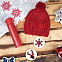 Подарочный набор WINTER TALE: шапка, термос, новогодние украшения, красный с логотипом в Волгограде заказать по выгодной цене в кибермаркете AvroraStore