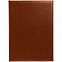Папка адресная Nebraska, коричневая с логотипом в Волгограде заказать по выгодной цене в кибермаркете AvroraStore