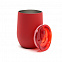 Термокружка с двойной стенкой SOFTO софт-тач, красный с логотипом в Волгограде заказать по выгодной цене в кибермаркете AvroraStore