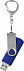 Флешка Double Twist 16 Гб синяя с логотипом в Волгограде заказать по выгодной цене в кибермаркете AvroraStore