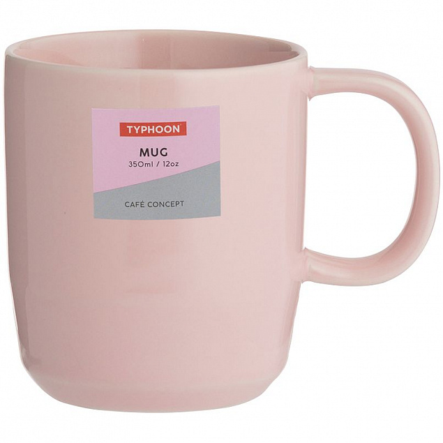 Чашка Cafe Concept, розовая с логотипом в Волгограде заказать по выгодной цене в кибермаркете AvroraStore