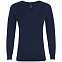 Пуловер женский Glory Women, темно-синий с логотипом в Волгограде заказать по выгодной цене в кибермаркете AvroraStore