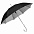 Зонт-трость SILVER, пластиковая ручка, полуавтомат с логотипом в Волгограде заказать по выгодной цене в кибермаркете AvroraStore