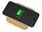 USB-хаб с беспроводной зарядкой из бамбука «Plato», 5 Вт с логотипом в Волгограде заказать по выгодной цене в кибермаркете AvroraStore