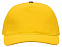 Бейсболка New York  5-ти панельная  с металлической застежкой и фурнитурой, желтый с логотипом в Волгограде заказать по выгодной цене в кибермаркете AvroraStore