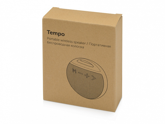 Портативная колонка «Tempo» с логотипом в Волгограде заказать по выгодной цене в кибермаркете AvroraStore