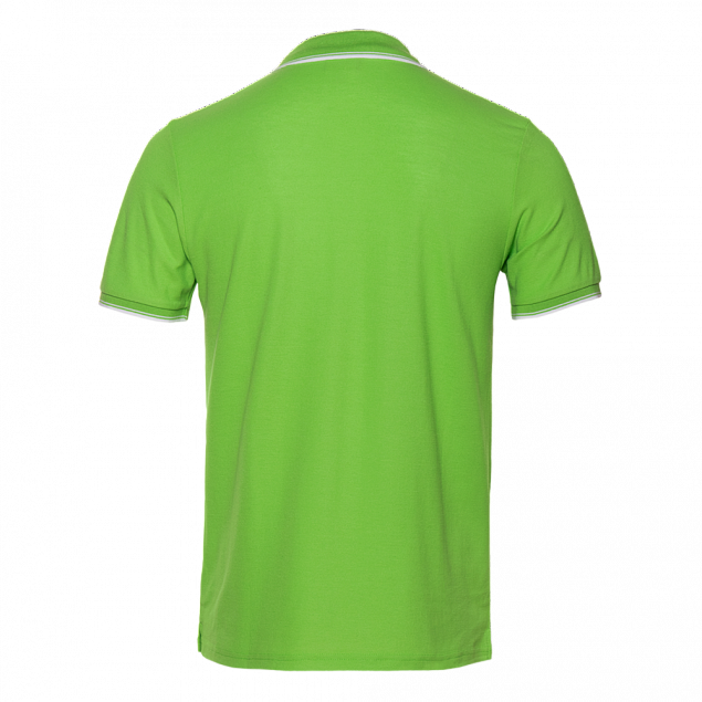 Рубашка поло Рубашка мужская 04T Ярко-зелёный с логотипом в Волгограде заказать по выгодной цене в кибермаркете AvroraStore