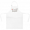 Фартук «Век суши не видать», белый с логотипом в Волгограде заказать по выгодной цене в кибермаркете AvroraStore