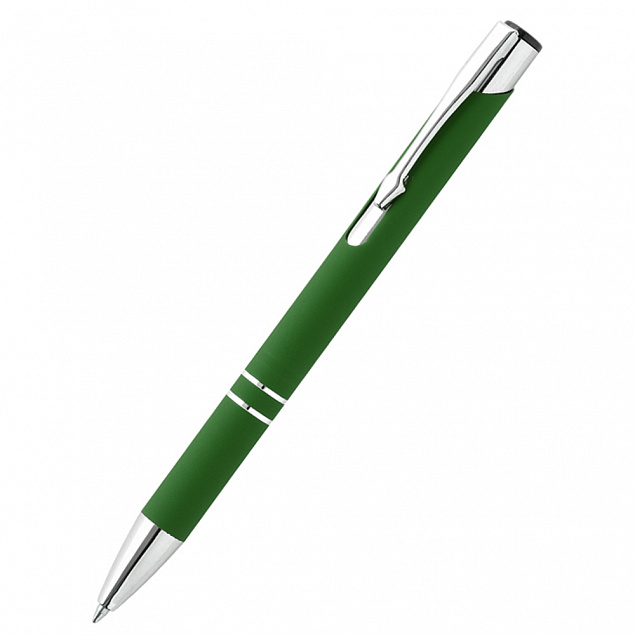 Ручка металлическая Molly - Зеленый FF с логотипом в Волгограде заказать по выгодной цене в кибермаркете AvroraStore
