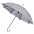Зонт-трость SILVER, пластиковая ручка, полуавтомат с логотипом в Волгограде заказать по выгодной цене в кибермаркете AvroraStore