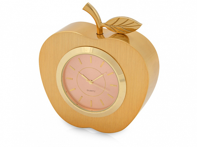Часы настольные «Золотое яблоко» с логотипом в Волгограде заказать по выгодной цене в кибермаркете AvroraStore