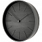 Часы настенные Plato, черное дерево с логотипом в Волгограде заказать по выгодной цене в кибермаркете AvroraStore