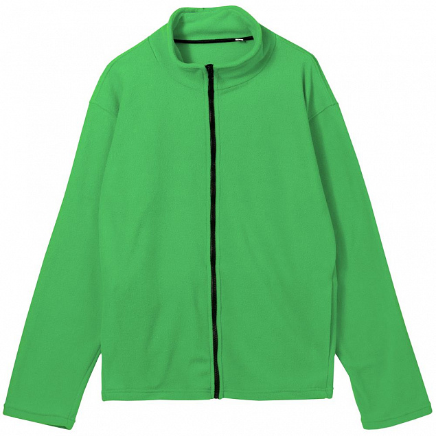 Куртка флисовая унисекс Manakin, зеленое яблоко с логотипом в Волгограде заказать по выгодной цене в кибермаркете AvroraStore
