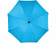 Зонт-трость Halo, механический 30, аква с логотипом в Волгограде заказать по выгодной цене в кибермаркете AvroraStore