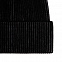 Шапка Nobilis, черная с серым меланжем с логотипом в Волгограде заказать по выгодной цене в кибермаркете AvroraStore