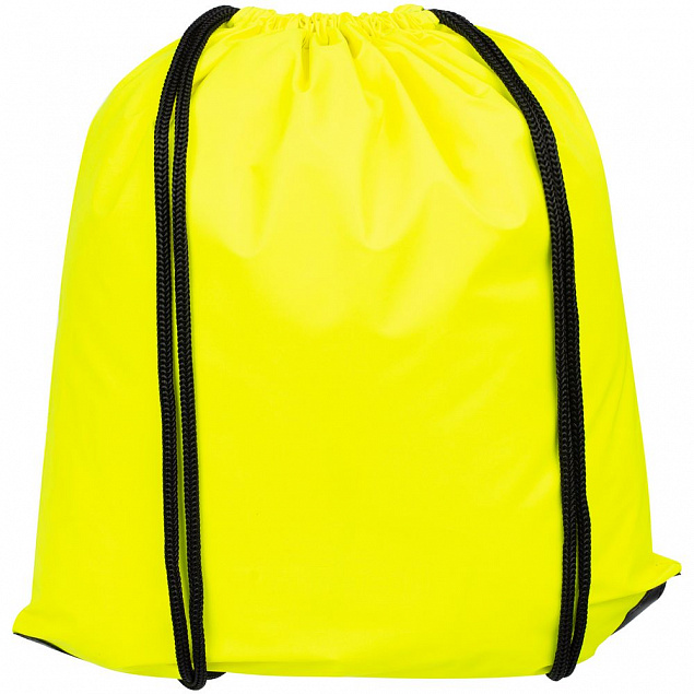Рюкзак-мешок Manifest Color из светоотражающей ткани, желтый неон с логотипом в Волгограде заказать по выгодной цене в кибермаркете AvroraStore