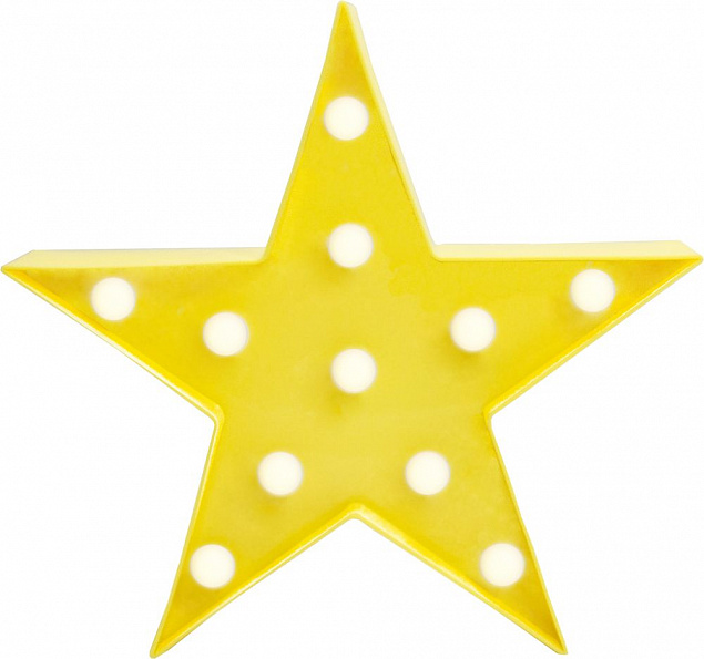 Светильник светодиодный «Звезда» с логотипом в Волгограде заказать по выгодной цене в кибермаркете AvroraStore