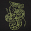 Толстовка «Полинезийский дракон», черная с логотипом в Волгограде заказать по выгодной цене в кибермаркете AvroraStore