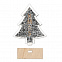 Рождественская елка, Деревянный декор со светодиодной подсветкой, бежевый с логотипом в Волгограде заказать по выгодной цене в кибермаркете AvroraStore