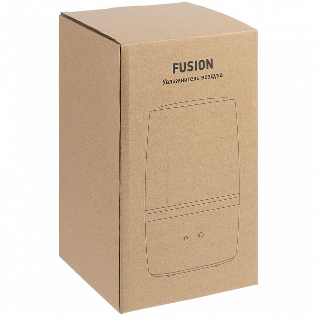 Комнатный увлажнитель-ароматизатор воздуха Fusion, белый с логотипом в Волгограде заказать по выгодной цене в кибермаркете AvroraStore