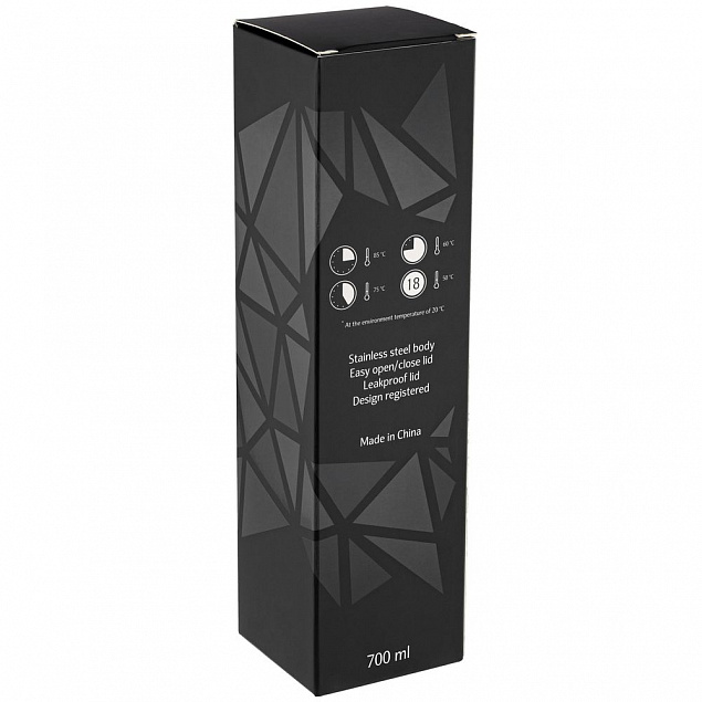 Термос Gems Black Morion, черный морион с логотипом в Волгограде заказать по выгодной цене в кибермаркете AvroraStore