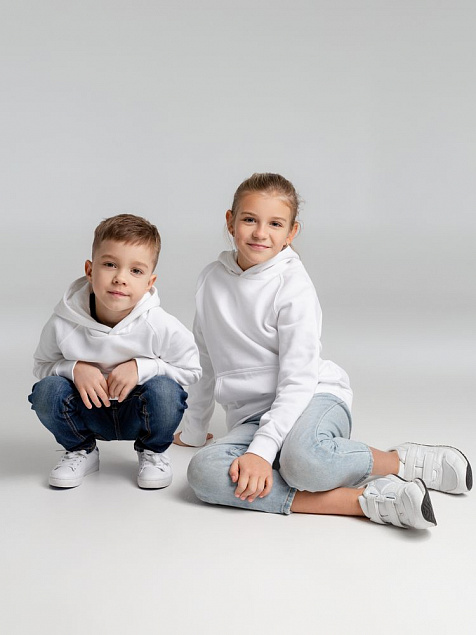Толстовка детская Stellar Kids, белая с логотипом в Волгограде заказать по выгодной цене в кибермаркете AvroraStore