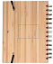 Бамбуковый блокнот с ручкой с логотипом в Волгограде заказать по выгодной цене в кибермаркете AvroraStore