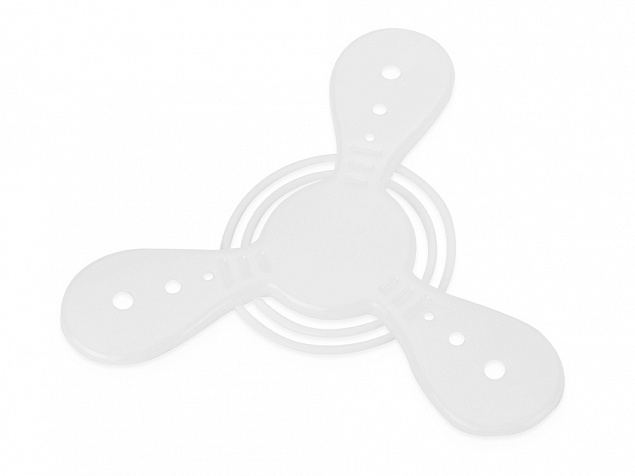 Летающий диск Фрисби, белый с логотипом в Волгограде заказать по выгодной цене в кибермаркете AvroraStore