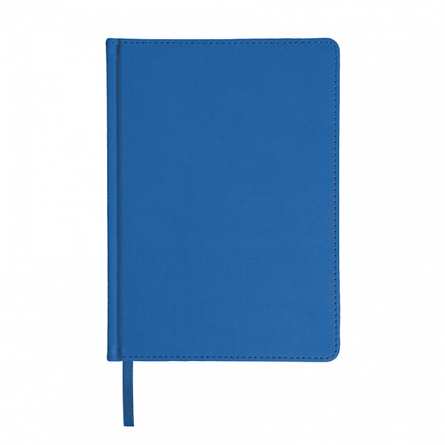Ежедневник недатированный Anderson, А5,  синий, белый блок с логотипом в Волгограде заказать по выгодной цене в кибермаркете AvroraStore