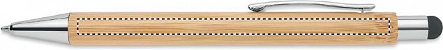Бамбуковая ручка стилус с логотипом в Волгограде заказать по выгодной цене в кибермаркете AvroraStore
