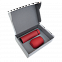 Набор Hot Box CS grey (красный) с логотипом в Волгограде заказать по выгодной цене в кибермаркете AvroraStore