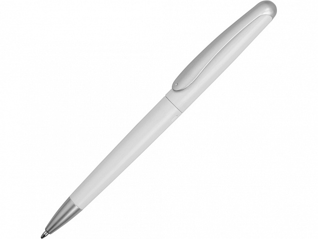 Ручка шариковая Sunrise, белый, синие чернила с логотипом в Волгограде заказать по выгодной цене в кибермаркете AvroraStore
