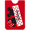 Чехол для карточки Minnie and Mickey, красный с логотипом в Волгограде заказать по выгодной цене в кибермаркете AvroraStore