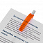 Ручка шариковая Bento, белая с оранжевым с логотипом в Волгограде заказать по выгодной цене в кибермаркете AvroraStore