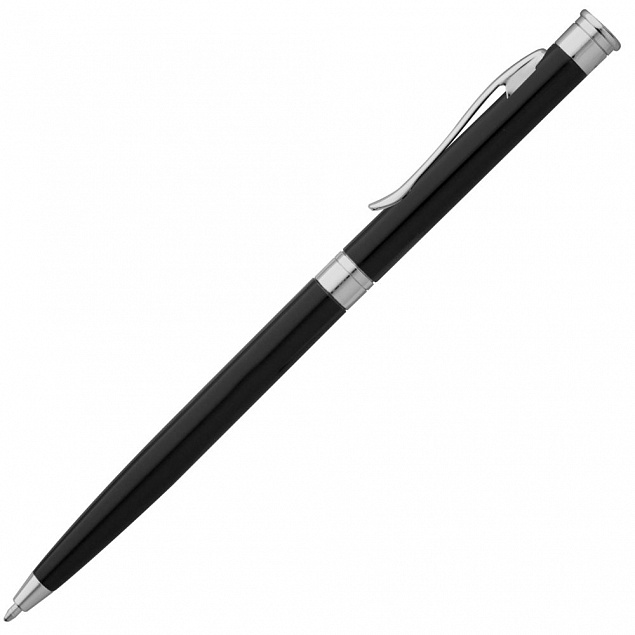 Ручка шариковая Reset, черная с логотипом в Волгограде заказать по выгодной цене в кибермаркете AvroraStore
