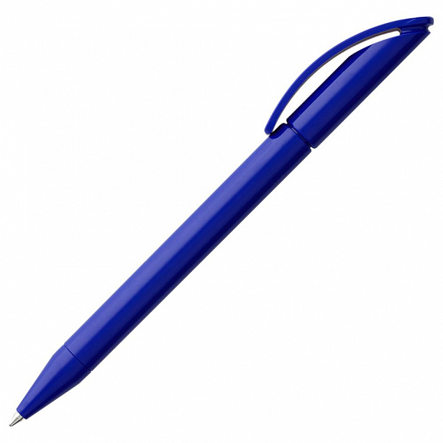 Ручка шариковая Prodir DS3 TPP, синяя с логотипом в Волгограде заказать по выгодной цене в кибермаркете AvroraStore