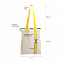 Шоппер Superbag с ремувкой 4sb (неокрашенный с желтым) с логотипом в Волгограде заказать по выгодной цене в кибермаркете AvroraStore